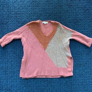 Loft Patchwork Sweater